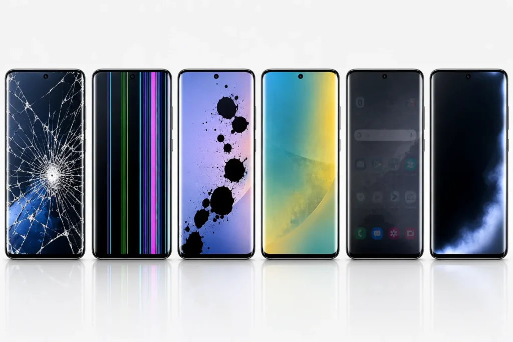 Common Types of Samsung Screen Damage